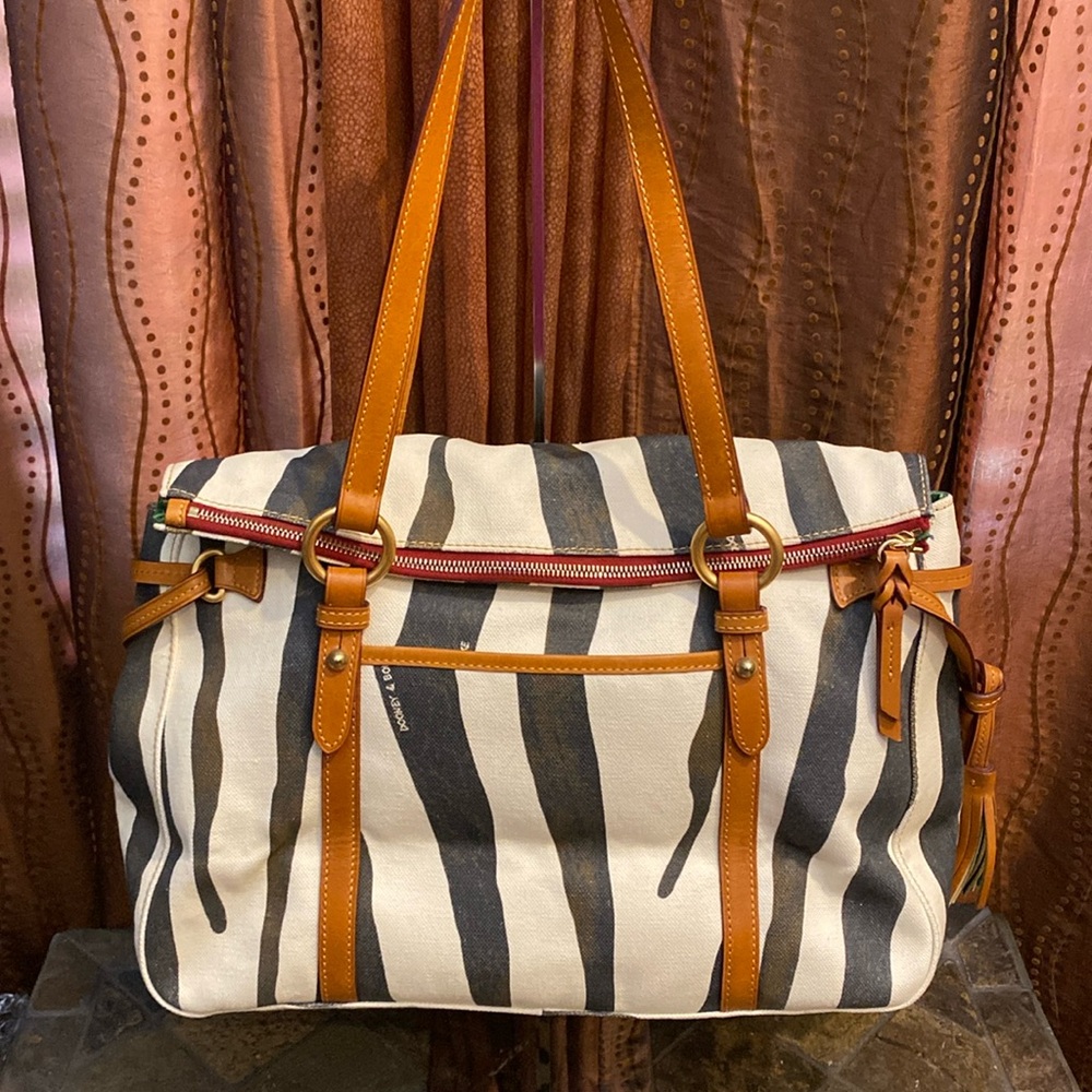 Dooney And Bourke Zebra Canvas Bag - image 2